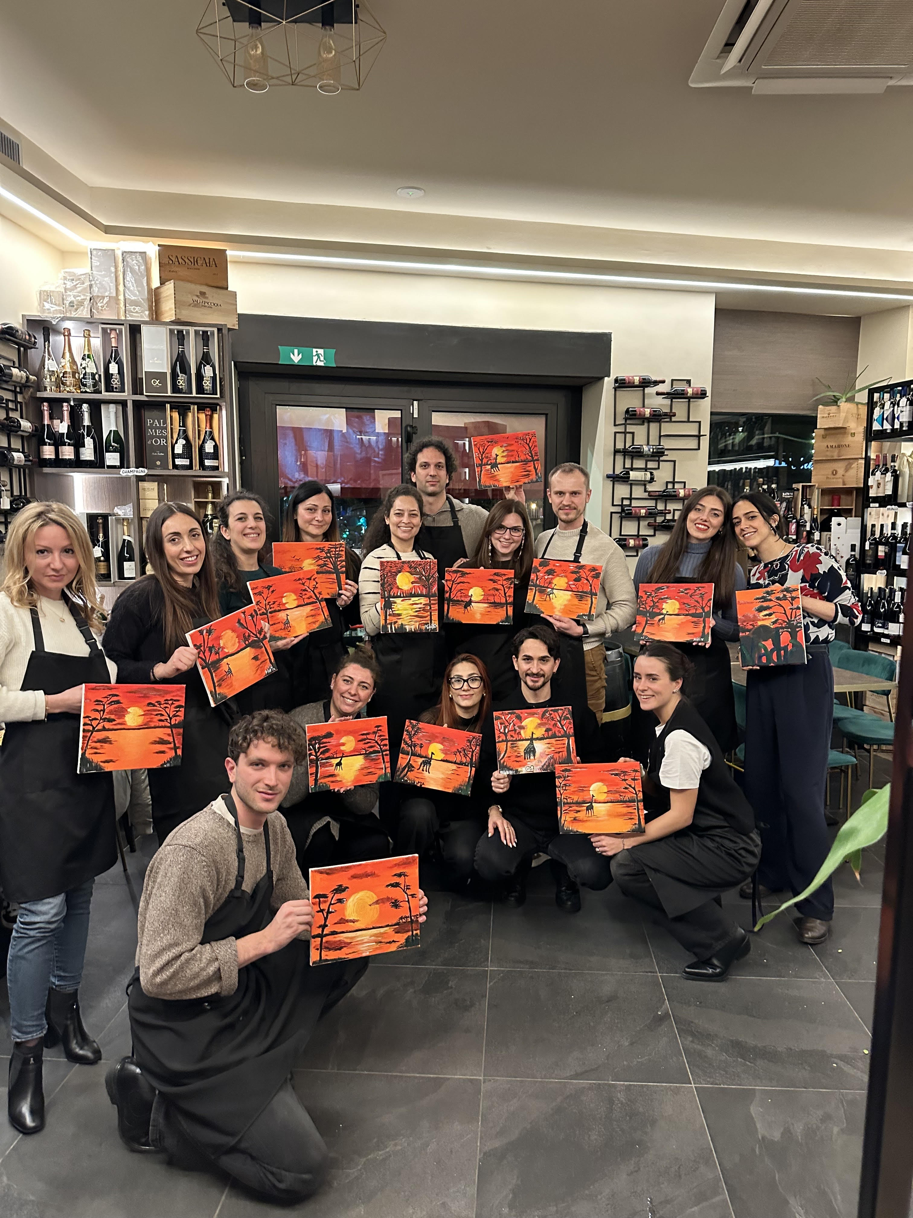 Aperitivo Artistico: dipingi il tuo Capolavoro da Portare a Casa